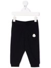 Moncler Logo-patch Tracksuit Bottom In Blue