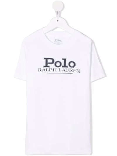 RALPH LAUREN LOGO-PRINT COTTON T-SHIRT