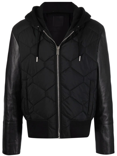 Givenchy Padded-panel Jacket In Black