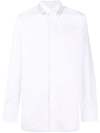 Givenchy Contemporary Long Sleeve Shirt With 4g Embroidery In White