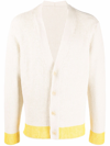 JACQUEMUS LE CARDIGAN LIMONE 罗纹V领开衫