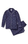 PETITE PLUME PORTSMOUTH ANCHORS LONG SLEEVE TWO-PIECE PAJAMAS