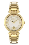 Versus Covent Garden Bracelet Watch, 36mm In Ip Yellow Gold