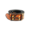 Burberry Burnt Amber Croco-embossed Leather Bag Strap In Burnt Amber