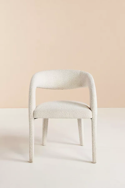 Anthropologie Boucle Hagen Dining Chair