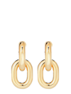 Rabanne Link Hoop Earrings In Gold