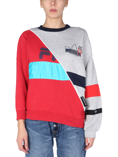 1/off Remade Wrangle Sweatshirt Unisex In Multicolour