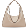 GIVENCHY BEIGE MEDIUM MOON CUT OUT SHOULDER BAG