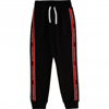 GIVENCHY GIVENCHY BOYS COTTON JOGGERS BLACK,H24114/09B-8Y
