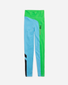 7 Days Active Emmet Panelled Stretch-jersey Leggings In Blue