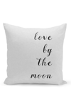 Curioos Love By The Moon Throw Pillow In Cloud