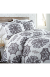 Southshore Fine Linens Luxury Collection Comforter Set In Grey