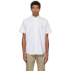 Polo Ralph Lauren Mens White Logo-embroidered Cotton-seersucker Shirt Xl In White