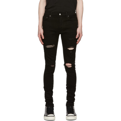 Amiri Black Thrasher Plus Jeans