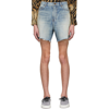 SAINT LAURENT BLUE CALIFORNIA SHORTS