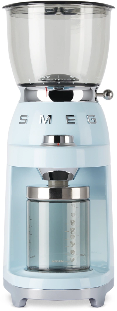 Smeg Blue Retro-style Coffee Grinder In Green