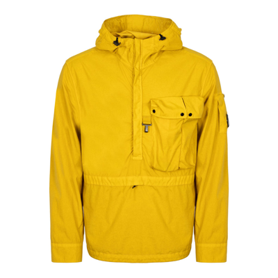 C.p. Company Taylon P Hooded Overshirt Nugget Gold In Yellow