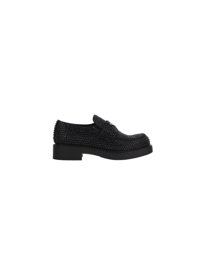 Prada Men's  Black Other Materials Loafers