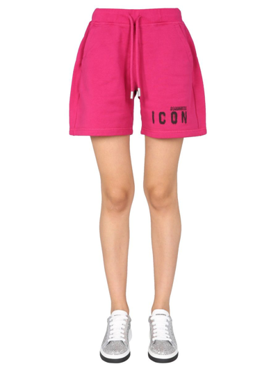 Dsquared2 Womens Fuchsia Other Materials Shorts