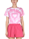 RED VALENTINO RED VALENTINO WOMEN'S PINK OTHER MATERIALS T-SHIRT,XR3MG12R6E6I89 L