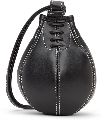 Jw Anderson Black Nano Punch Bag In 999 Black