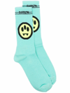 Barrow Intarsia-knit Ankle Socks In Blu