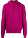 Saint Laurent Men's Rive Gauche Pullover Hoodie In Rosa