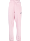 Ganni Pink Software Isoli Elasticized Lounge Pants In Rosa