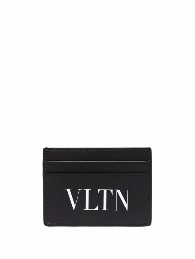 Valentino Garavani Vltn' Card-holder In Nero