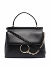 Chloé Faye Midi Bag In Nero