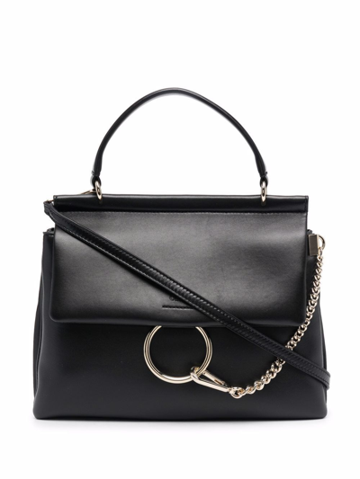 Chloé Faye Midi Bag In Nero