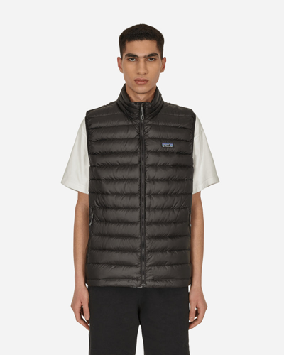 Patagonia Chaleco Down Sweater Vest In Black