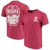 Image One Crimson Indiana Hoosiers Comfort Colors Campus Icon T-shirt In Crimson