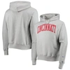 CHAMPION CHAMPION HEATHERED GRAY CINCINNATI BEARCATS CINCY ARCH PULLOVER HOODIE