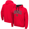 COLOSSEUM COLOSSEUM RED CORNELL BIG RED ARCH & LOGO 2.0 PULLOVER HOODIE