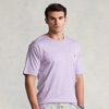 Polo Ralph Lauren Soft Cotton Crewneck T-shirt In Pastel Purple Heather