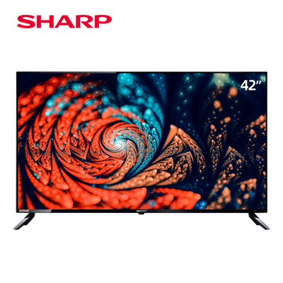 Sharp 夏普() 2t-m42a6da 42英寸日本原装面板 手机投屏 杜比音效 智能ui 全高清智能网络液晶平板电视 In Multi