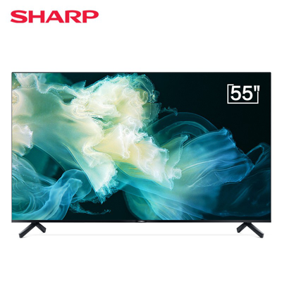 Sharp 夏普()4t-m55q6ca 55英寸全面屏 4k超高清 2+16g 杜比音效 Hdr10智能网络平板液晶电视 In Multi