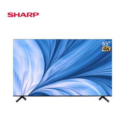 Sharp [2021年新品]夏普()65英寸4k超清全面屏 2+16g 杜比音效 智能网络平板电视4t-m65q5ca In Blue