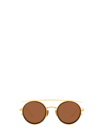 Oliver Peoples Ov1292t Brushed Brass Unisex Sunglasses