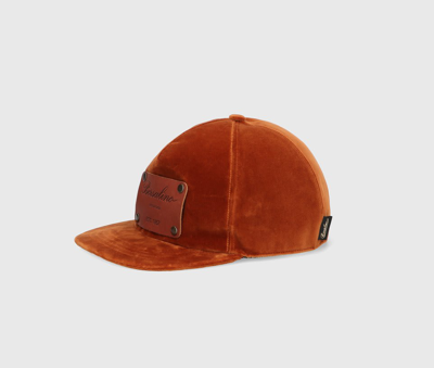 Borsalino Hiker Plate Baseball Cap In Light Brown