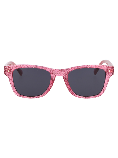 Chiara Ferragni Cf 1006/s Sunglasses In Qr0ir Pink Glitter