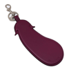 JW ANDERSON JW ANDERSON LOGO DEBOSSED EGGPLANT KEYRING