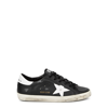 Golden Goose Superstar Leather Sneakers In Black