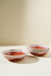 Anthropologie Old Havana Pasta Bowls, Set Of 4 By  In Red Size S/4 Cereal