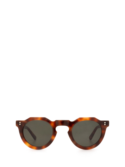 Lesca Pica Sun Havana Sunglasses In Multi