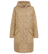 Burberry Beige Quilted Thermoregulated Jacket In Archive Beige