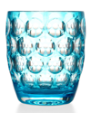 Mario Luca Giusti Acrylic Lente Tumbler Glass In Turquoise