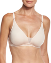 Cosabella Evolution Mesh-inset Soft Bra In Nude Rose