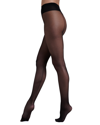 Wolford Individual 10 Back Seam Tights In Black